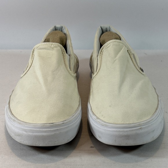 Vans Classic Slip-On Shoes Men's Size 12 Skateboard Off White Athletic Sneakers - Picture 6 of 11